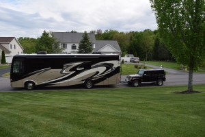 Day One of the trip, ready to leave.