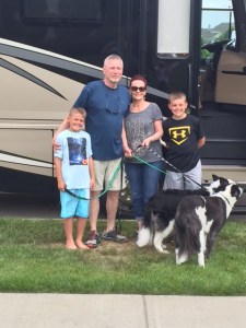 Our first planned stop and our grandsons