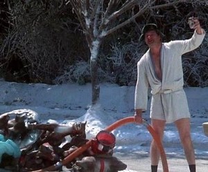Cousin Eddie in the movie National Lampoons Christmas Vacation.  I am going to buy Travel Dave that outfit..
