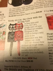 Kitty Kat Clock