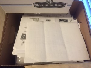 Box of papers