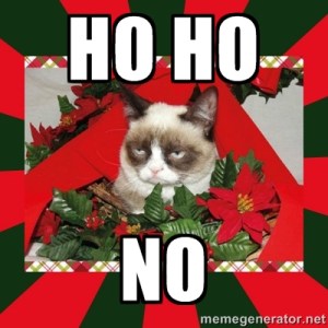 Ho, Ho, NO Grumpy cat